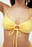 Front Drawstring Bikini Top