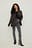 Smala jeans med slits fram