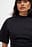 Funnel Neck Shaped Cotton T-shirt