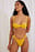 Gathered Detail Bikini Panty