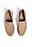 Gathered Deatil Suede Loafers