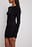 Gerafftes Jersey-Kleid