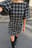 Minikleid mit Puffärmeln und Raffung
