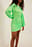 Satin-Minikleid mit gerafftem Rock