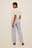 Coated High Waist Straight Full Length Jeans