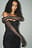 Robe longue dos nu drapée