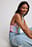 Spitzes Neckholder-Top