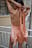 Hammered Satin Tie Back Mini Dress
