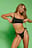Recyceltes Bikini-Höschen mit Schnürung