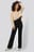 Pleat Flare Leg Pants