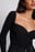 Heart Neckline Wrap Top