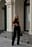 Heavy High Waist Suit Pants