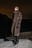 High Neck Faux Fur Coat