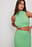 High Neck Structured Top
