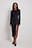 Glitzer-Midikleid mit hohem Schlitz