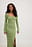 High Slit Knitted Maxi Dress
