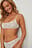 Recyceltes Elle Spitzen-Crop-Top