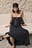 Bandeau-Jacquard-Maxikleid