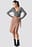 Overlapped Belted Midi Skirt
