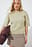 kurzärmeliger Strickpullover aus Alpakamischung
