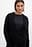 Strickpullover mit V-Ausschnitt aus einer Wollmischung