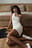 Knitted One Shoulder Crochet Mini Dress