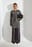 Strick-Minikleid mit gepolsterten Schultern