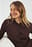 Knitted Ribbed Button Top