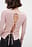 Knitted Round Neck Bow Detail Top