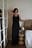 Knitted Scoop Neck Frill Maxi Dress
