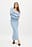 Knitted Scoop Neck Puff Sleeve Dress