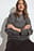 Knitted Scoop Neck Wool Blend Sweater