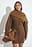 skulpturales Minikleid aus Strickstoff