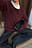 Strickpullover aus Wollmischung mit Nahtdetail