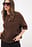 Pull en maille à manches courtes