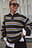 Knitted Stripe Collar Sweater