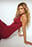 Knitted V-Neck Flowy Dress
