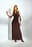 Knitted V-Neck Flowy Dress