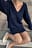 Knitted V-Neck Sweater