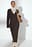 Maxikleid-Strickjacke aus Wollmischung