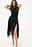 Lace Detail Asymetric Dress