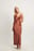 Lace Detail Satin Dress