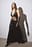 Slipkleid aus Satin mit Spitzeneinsatz