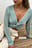 Lace Knitted Wrap Detail Sweater
