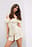 schulterfreies Minikleid mit Spitze