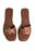 Leather Buckle Slippers