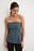 Linen Blend Bandeau Top