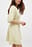 Linen Blend Seam Detail Mini Dress
