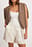 Linen Wide Leg Shorts