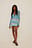 Long Sleeve Mesh Mini Dress